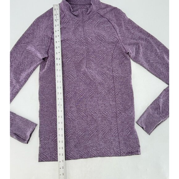 Moving Comfort Large 1/2 Zip Pullover Purple Active Lightweight Stretchy Runs Sm - Picture 8 of 10